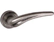 Atlantic Old English York, Distressed Silver Door Handles - OE-174 DS (sold in pairs)